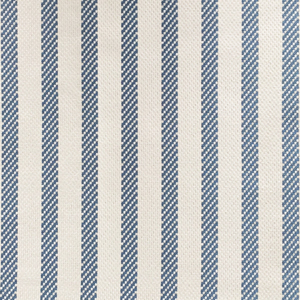 Isidro - Azul Blue By Gaston Y Daniela | Lorenzo Castillo Iv |Stripes Tone On Tone Upholstery