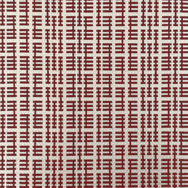 Tiana - Rojo Burgundy By Gaston Y Daniela | Lorenzo Castillo Iv |Plaid / Check  Upholstery