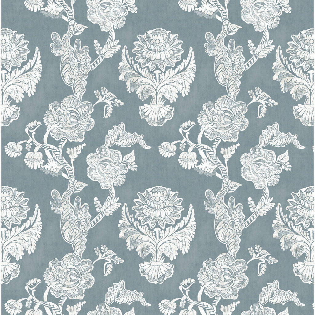 Samples and Purchasing available for Chitina - Azul Claro Grey By Gaston Y Daniela | Lorenzo Castillo Iv |Botanical & Floral  Multipurpose Print at Designer Wallcoverings and Fabrics