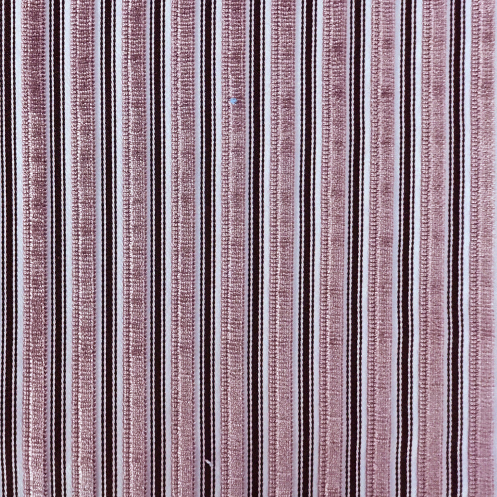 Samples and Purchasing available for Eresma - Rosa Pink By Gaston Y Daniela | Lorenzo Castillo Iv | Stripes Upholstery Velvet at Designer Wallcoverings and Fabrics