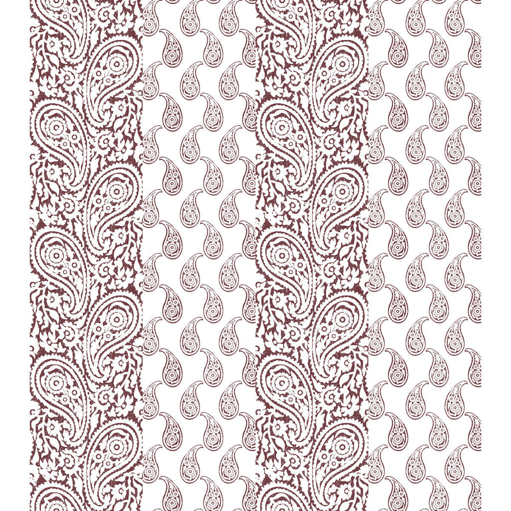 Samples and Purchasing available for Matueca Wp - Burdeos Plum By Gaston Y Daniela | Lorenzo Castillo V | Paisley Wallcovering Print at Designer Wallcoverings and Fabrics