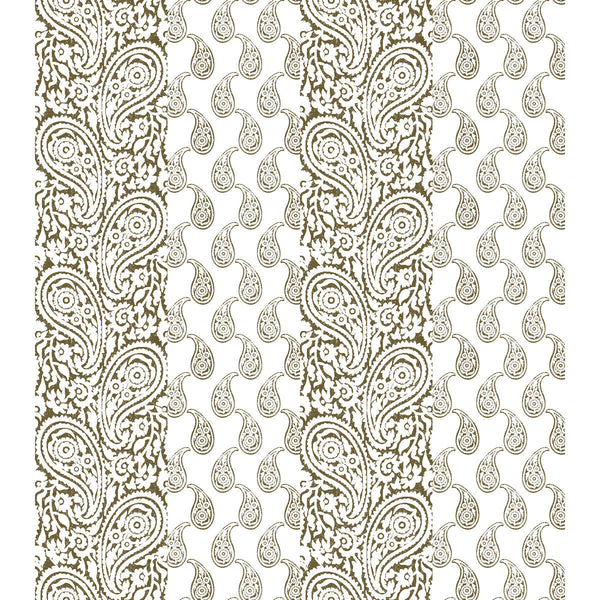 Samples and Purchasing available for Matueca Wp - Topo Taupe By Gaston Y Daniela | Lorenzo Castillo V | Paisley Wallcovering Print at Designer Wallcoverings and Fabrics
