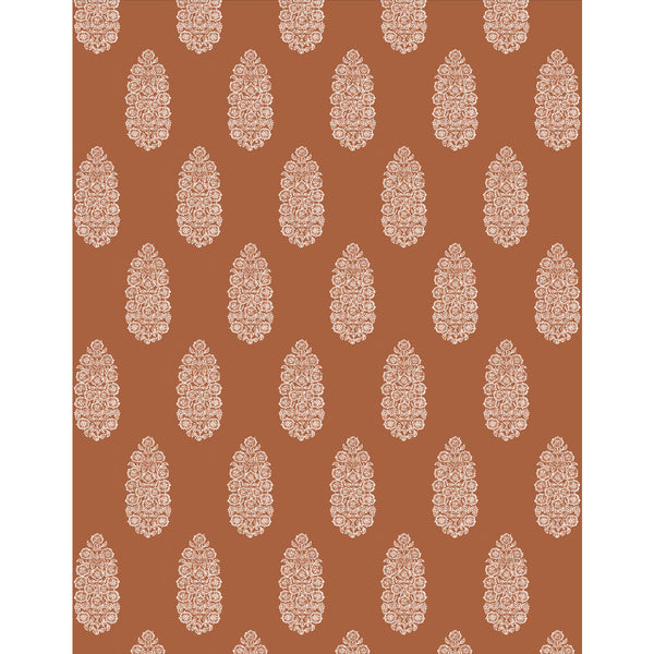 Salobrena Wp - Naranja Orange By Gaston Y Daniela | Lorenzo Castillo V |Botanical & Floral  Wallcovering Print