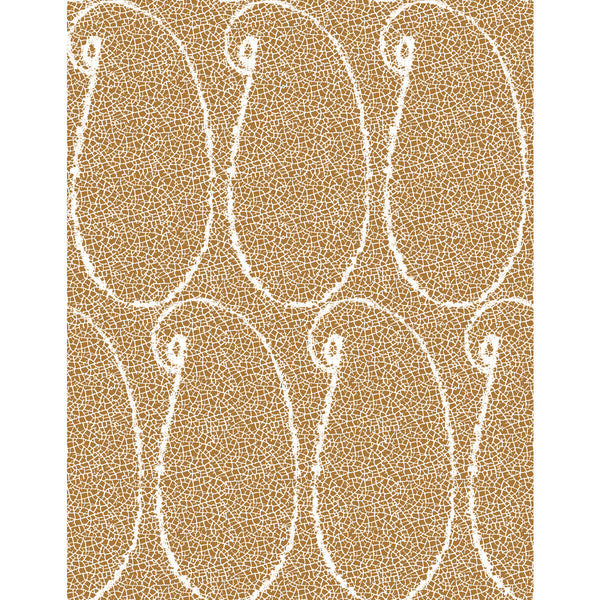 Benacantil Wp - Ocre Gold By Gaston Y Daniela | Lorenzo Castillo V | Paisley Wallcovering Print