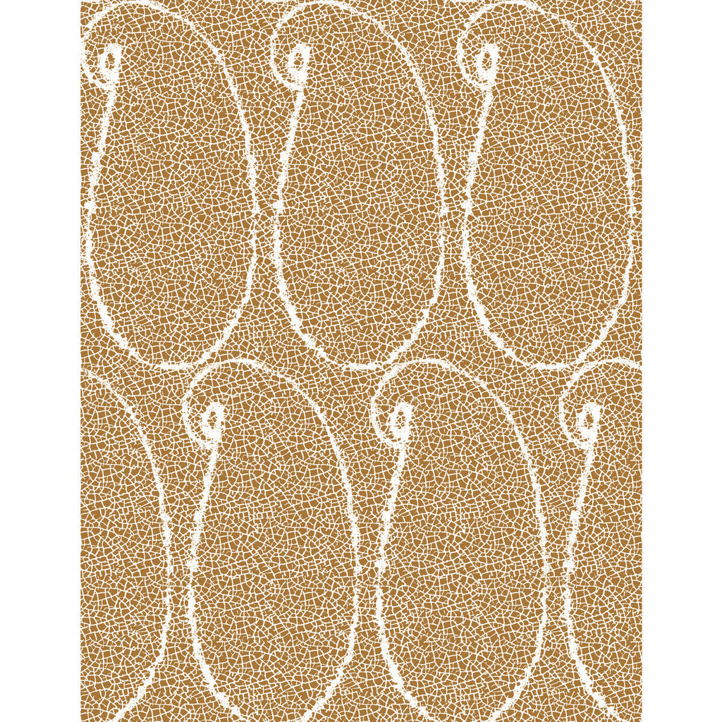Samples and Purchasing available for Benacantil Wp - Ocre Gold By Gaston Y Daniela | Lorenzo Castillo V | Paisley Wallcovering Print at Designer Wallcoverings and Fabrics