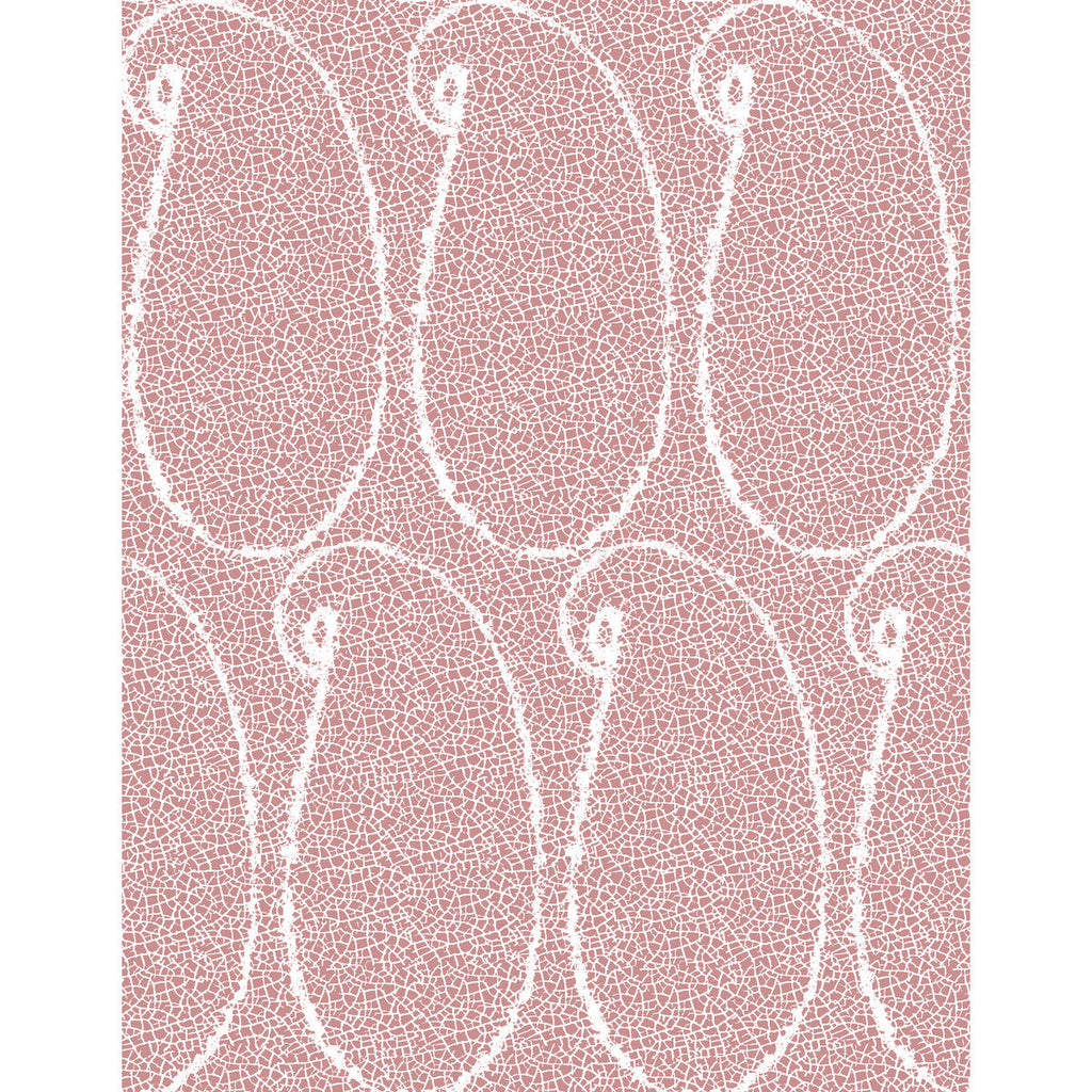 Samples and Purchasing available for Benacantil Wp - Rosa Pink By Gaston Y Daniela | Lorenzo Castillo V | Paisley Wallcovering Print at Designer Wallcoverings and Fabrics