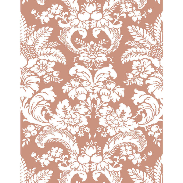Grajal Wp - Rosa Pink By Gaston Y Daniela | Lorenzo Castillo V | Damask Wallcovering Print