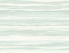 Malibu Kentmere Waves Wallpaper - Contemporary Watercolor - Teal and Off-White | Malibu Wallpaper