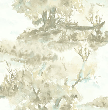 Sea Glass Weave - Pacific Mist | Malibu Wallcovering