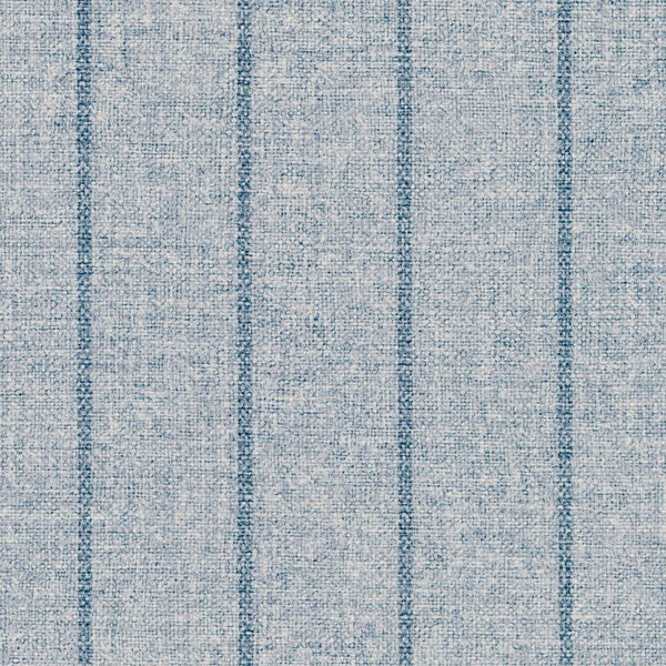 Linsey Stripe Angora Blue - Light Blue Fabric | Koroseal