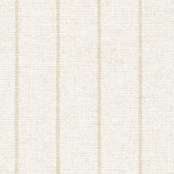 Linsey Stripe Loom Beige - Off-White Commercial Wallcovering | Koroseal