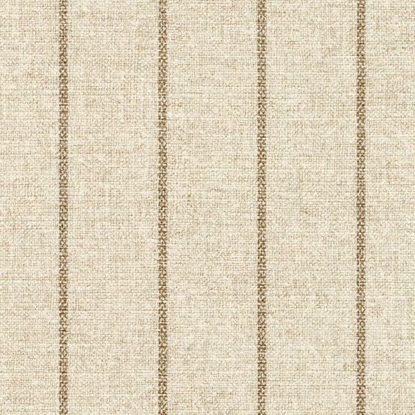 Linsey Stripe Oatmeal Beige - Beige Fabric | Koroseal