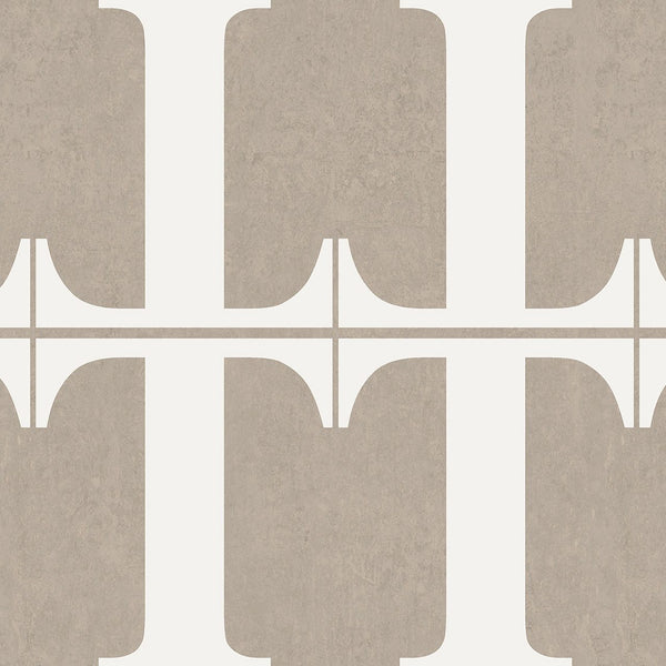 Blaua Macro Beige, Roll Vinyl Wallcoverings | Tres Tintas