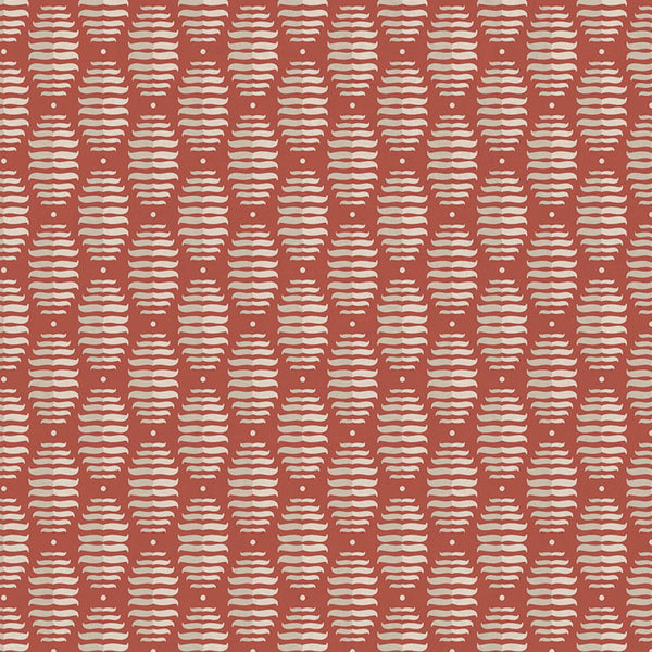 Pinyol Red, Roll Vinyl Wallcoverings | Tres Tintas