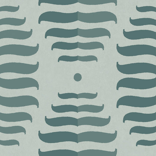 Pinyol Macro Green, Roll Vinyl Wallcoverings | Tres Tintas