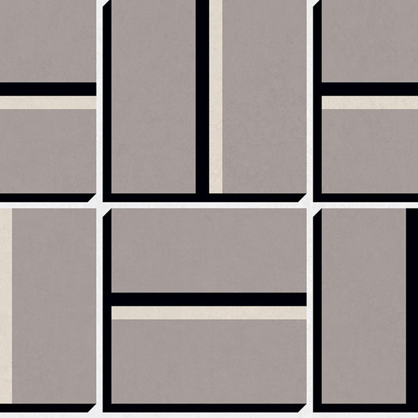 Llosa Macro Grey, Roll Vinyl Wallcoverings | Tres Tintas
