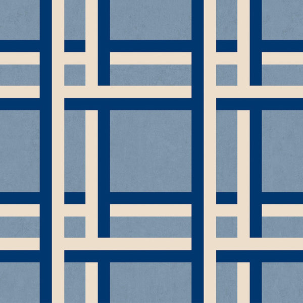 Nus Macro Blue, Roll Vinyl Wallcoverings | Tres Tintas
