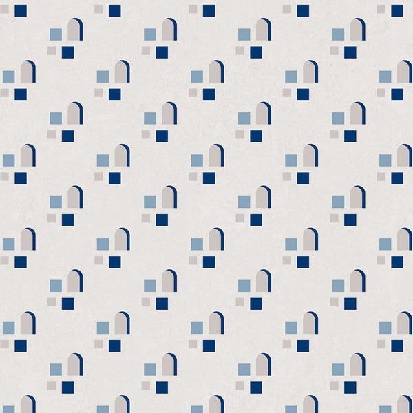 Far Blue, Roll Vinyl Wallcoverings | Tres Tintas