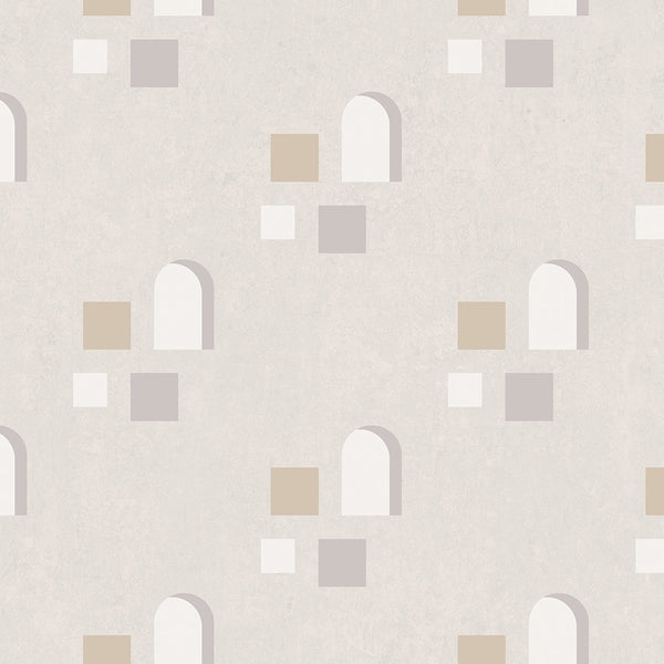 Far Macro Beige, Roll Vinyl Wallcoverings | Tres Tintas