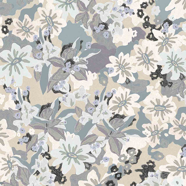 Huera Teal, Roll Vinyl Wallcoverings | Tres Tintas