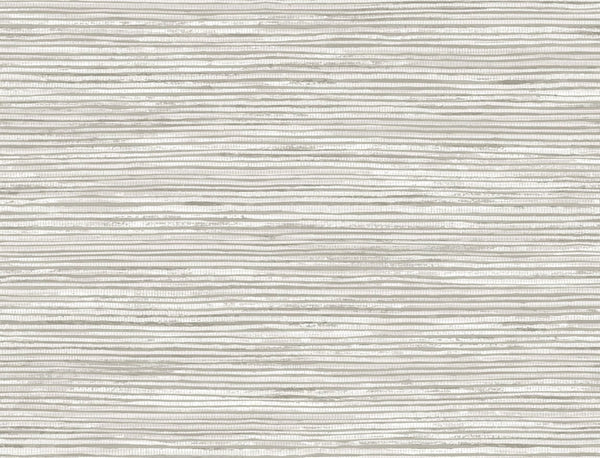 Malibu Osprey Faux Grasscloth Wallpaper - Coastal Grasscloth - Cove Gray and Silver | Malibu Wallpaper