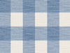 Malibu Rugby Gingham Wallpaper - Coastal Gingham - Coastal Blue and Ivory | Malibu Wallpaper