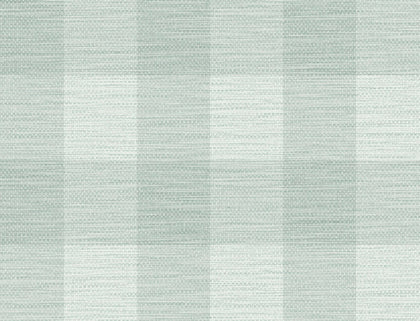 Rugby Gingham Coastal Gingham - Sea Glass | Architectural Wallcoverings