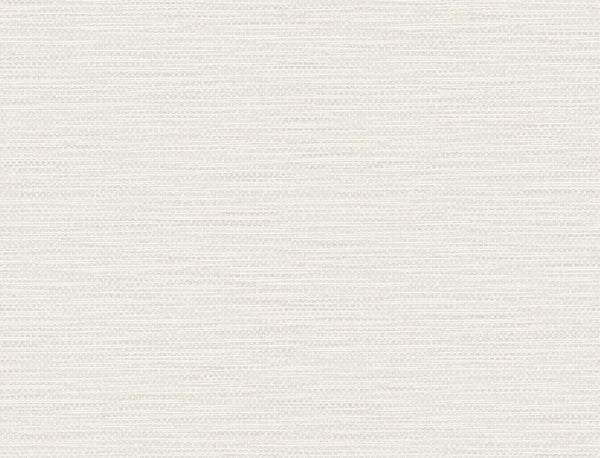 Malibu Faux Linen Weave Wallpaper - Coastal Faux - Winter Fog | Malibu Wallpaper