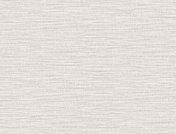 Malibu Faux Linen Weave Wallpaper - Coastal Faux - Cove Gray | Malibu Wallpaper