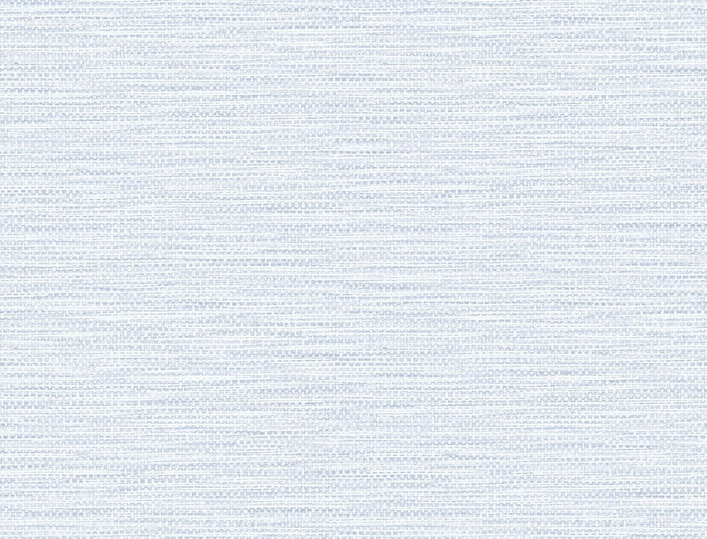 Malibu Faux Linen Weave Wallpaper - Coastal Faux - Blue Frost | Malibu Wallpaper