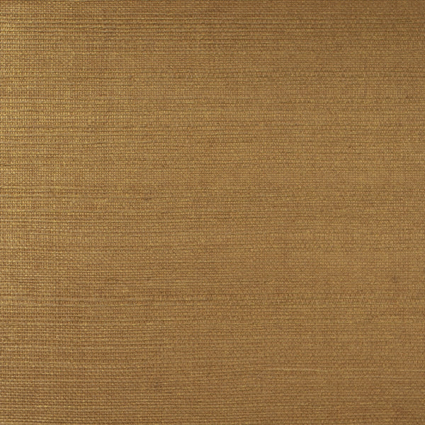 Fentucci Sisal Contemporary Grasscloth - Bronze & Gold Shimmer | Architectural Wallcoverings