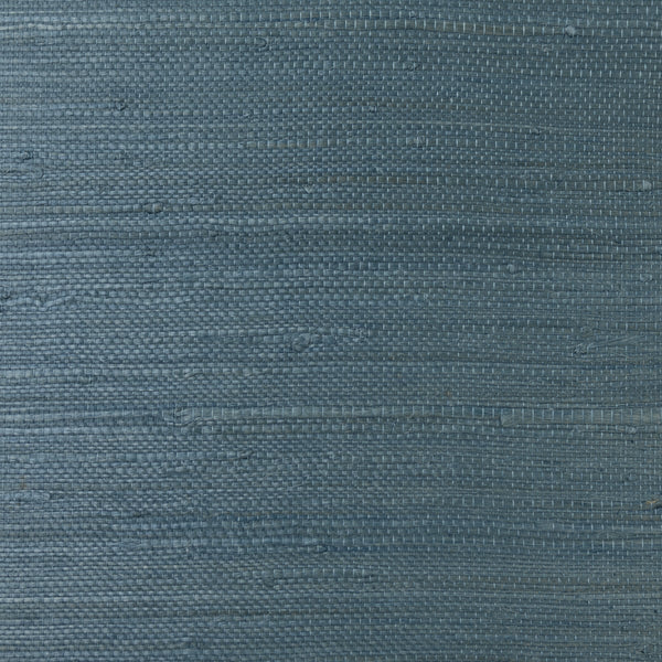 Fentucci Jute Wallpaper - Contemporary Grasscloth - Aegean Blue | Malibu Wallpaper