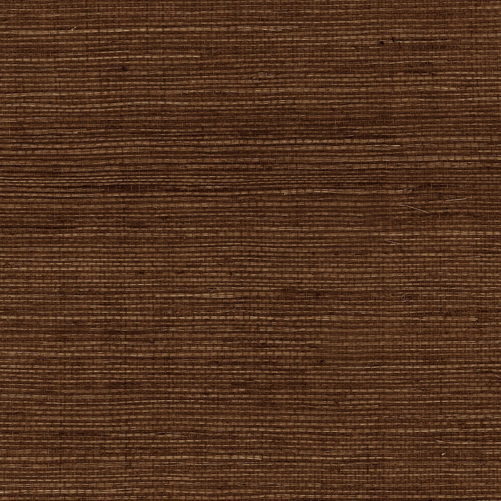 Fentucci Sisal Grasscloth Wallpaper - Coastal Grasscloth - Chocolate | Fentucci