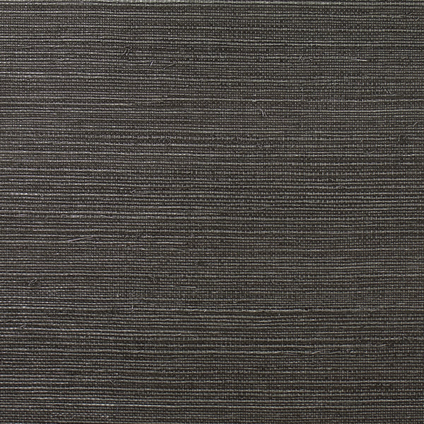 Fentucci Sisal Wallpaper - Contemporary Grasscloth - Onyx | Malibu Wallpaper