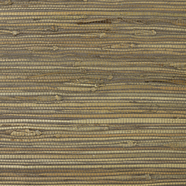 Fentucci Rushcloth Contemporary Grasscloth - Saddle Brown | Architectural Wallcoverings