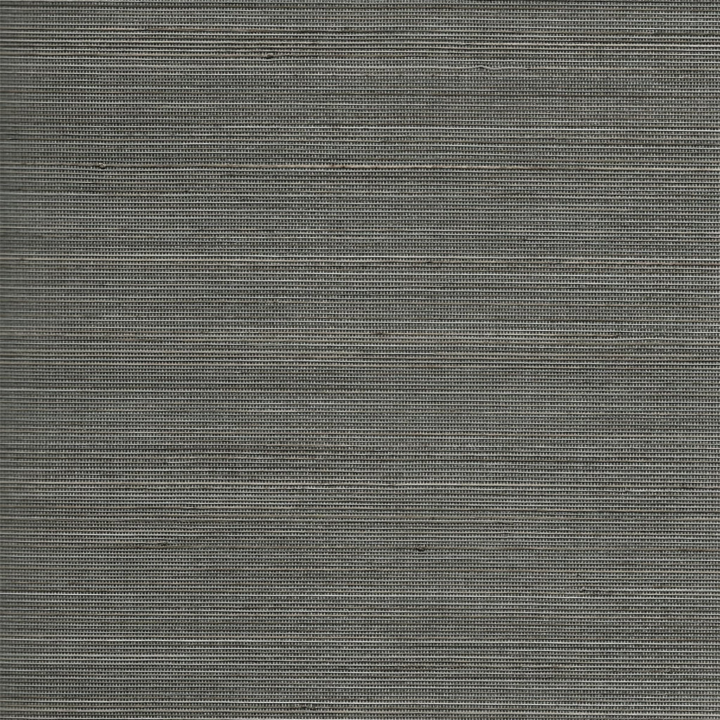 Fentucci Abaca Grasscloth Wallpaper - Coastal Grasscloth - Charcoal and Sandstone | Fentucci