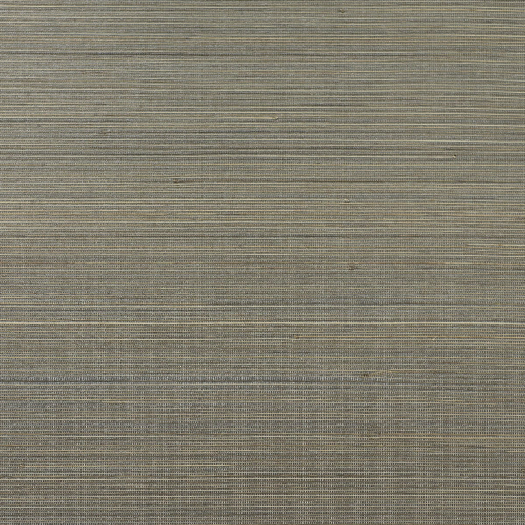 Fentucci Abaca Wallpaper - Contemporary Grasscloth - Charcoal and Sandstone | Malibu Wallpaper