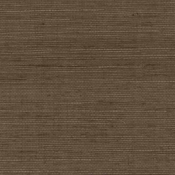 Fentucci Sisal Grasscloth Wallpaper - Coastal Grasscloth - Ash Brown | Fentucci