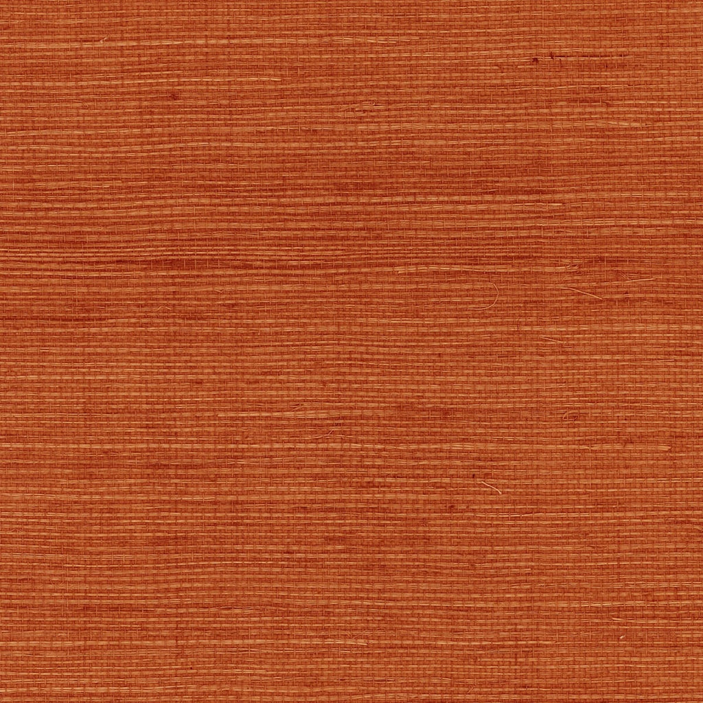 Fentucci Sisal Grasscloth Wallpaper - Coastal Grasscloth - Blood Orange | Fentucci