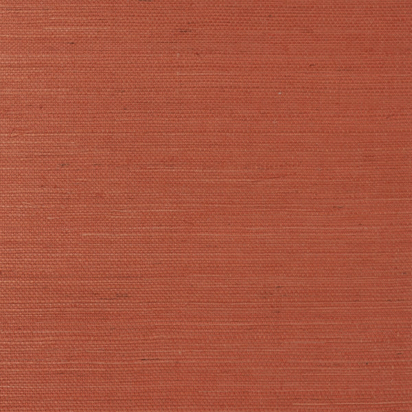 Fentucci Sisal Contemporary Grasscloth - Blood Orange | Architectural Wallcoverings