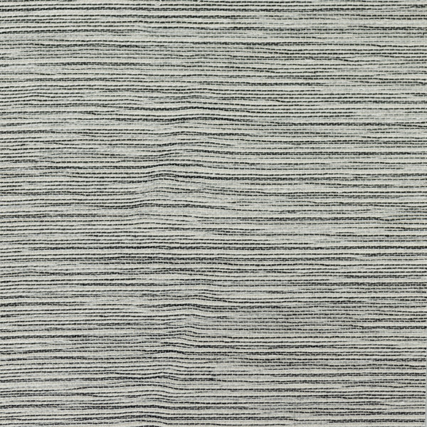 Fentucci Sisal and Viscose Rayon Wallpaper - Contemporary Grasscloth - Ivory and Jet Black | Malibu Wallpaper