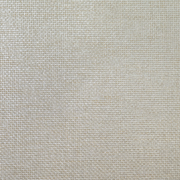 Fentucci Paperweave Contemporary Grasscloth - Metallic Silver & Greige | Architectural Wallcoverings