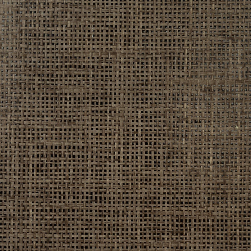 Fentucci Paperweave Wallpaper - Contemporary Grasscloth - Dark Walnut & Black Gloss | Malibu Wallpaper