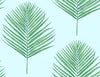 Malibu PS Maui Palm Coastal Botanical - Celeste & Jade | Peel and Stick Removable Wallpaper