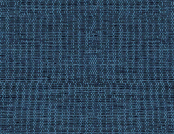 Malibu Ps Luxe Weave Coastal Grasscloth - Coastal Blue | Peel and Stick Removable Wallcovering