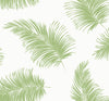 Malibu PS Tossed Palm Coastal Botanical - Summer Fern | Peel and Stick Removable Wallpaper