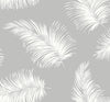 Malibu PS Tossed Palm Coastal Botanical - Harbor Mist | Peel and Stick Removable Wallpaper