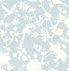 Malibu PS Mono Toile Coastal Chinoiserie - Hampton Blue | Peel and Stick Removable Wallpaper