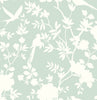 Malibu PS Mono Toile Coastal Chinoiserie - Seaglass | Peel and Stick Removable Wallpaper