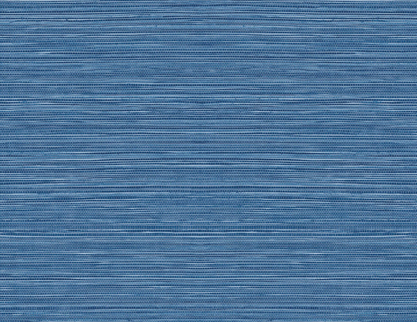 Malibu Ps Luxe Sisal Contemporary Grasscloth - Coastal Blue | Peel and Stick Removable Wallcovering